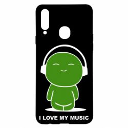 Чохол для Samsung A20s я люблю мою музику - PrintSalon