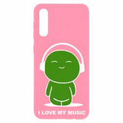 Чохол для Samsung A50 я люблю мою музику - PrintSalon