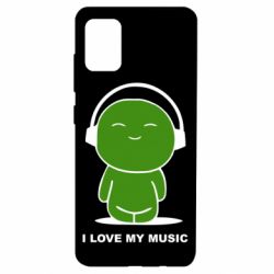 Чохол для Samsung A51 я люблю мою музику - PrintSalon