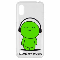Чохол для Samsung A01 / M01 я люблю мою музику - PrintSalon
