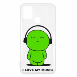 Чохол для Samsung M31 я люблю мою музику - PrintSalon