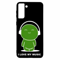 Чохол для Samsung S21+ я люблю мою музику - PrintSalon