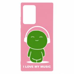 Чохол для Samsung Note 20 Ultra я люблю мою музику - PrintSalon