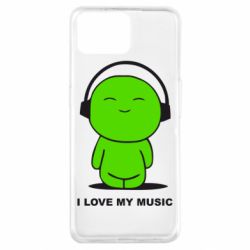 Чохол для Oppo A73я люблю мою музику - PrintSalon