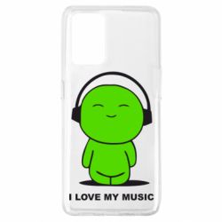 Чохол для Oppo A74 4G я люблю мою музику - PrintSalon