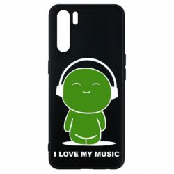 Чохол для Oppo A91 / Reno3я люблю мою музику - PrintSalon