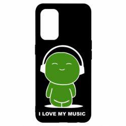 Чохол для Oppo Reno 5 4G я люблю мою музику - PrintSalon