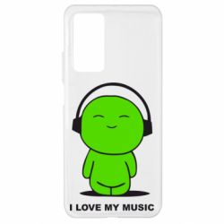Чохол для Xiaomi Mi 10T / 10T Pro я люблю мою музику - PrintSalon