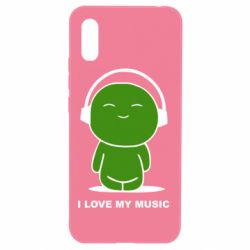 Чохол для Xiaomi Redmi 9a я люблю мою музику - PrintSalon