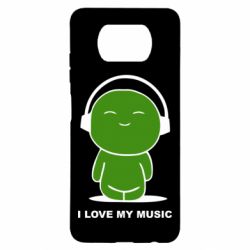 Чохол для Xiaomi Poco X3 я люблю мою музику - PrintSalon