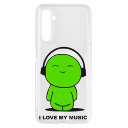 Чохол для Realme 6 я люблю мою музику - PrintSalon