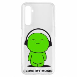 Чохол для Realme 6 Pro я люблю мою музику - PrintSalon