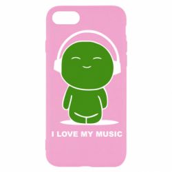 Чохол для iPhone SE 2022 я люблю мою музику - PrintSalon