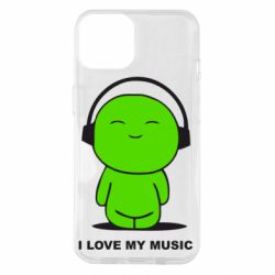 Чохол для iPhone 14 я люблю мою музику - PrintSalon