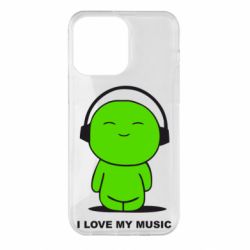 Чохол для iPhone 14 Pro Max я люблю мою музику - PrintSalon