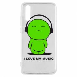 Чохол для Huawei P20 я люблю мою музику - PrintSalon