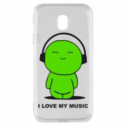 Чохол для Samsung J3 2017 я люблю мою музику - PrintSalon