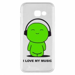 Чохол для Samsung A5 2017 я люблю мою музику - PrintSalon