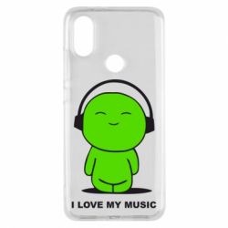 Чохол для Xiaomi Mi A2 я люблю мою музику - PrintSalon