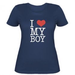 Женская футболка I love my - PrintSalon