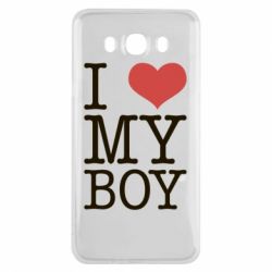 Чехол для Samsung J7 2016 I love my - PrintSalon