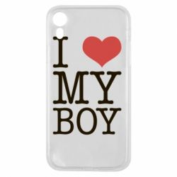 Чехол для iPhone XR I love my - PrintSalon