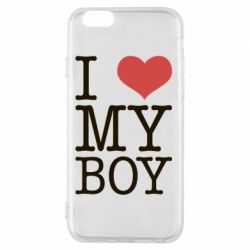 Чехол для iPhone 6/6S I love my - PrintSalon