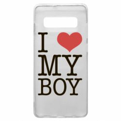 Чехол для Samsung S10+ I love my - PrintSalon
