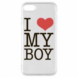 Чехол для iPhone 7 I love my - PrintSalon