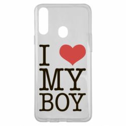 Чехол для Samsung A20s I love my - PrintSalon