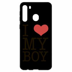 Чехол для Samsung A21 I love my - PrintSalon