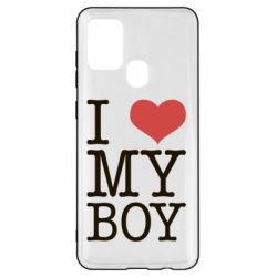 Чехол для Samsung A21s I love my - PrintSalon