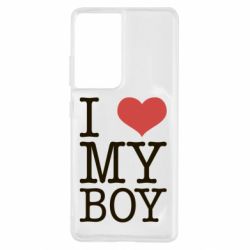 Чехол для Samsung S21 Ultra I love my - PrintSalon