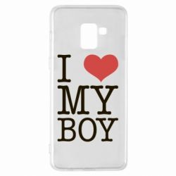 Чехол для Samsung A8+ 2018 I love my - PrintSalon