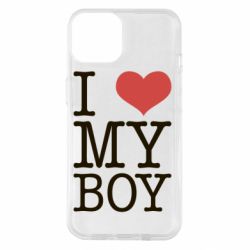 Чехол для iPhone 14 I love my - PrintSalon