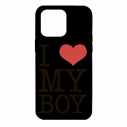 Чехол для iPhone 14 Pro Max I love my - PrintSalon