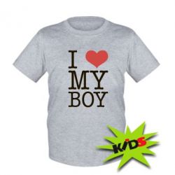 Детская футболка I love my - PrintSalon