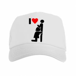 Кепка-тракер I love oral - PrintSalon