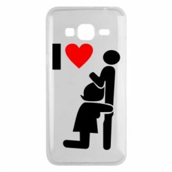 Чехол для Samsung J3 2016 I love oral - PrintSalon