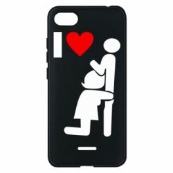 Чехол для Xiaomi Redmi 6A I love oral - PrintSalon