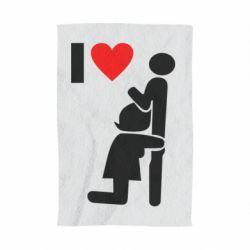 Полотенце с принтом I love oral - PrintSalon