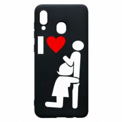 Чехол для Samsung A20 I love oral - PrintSalon