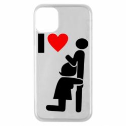 Чехол для iPhone 11 Pro I love oral - PrintSalon