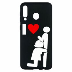 Чехол для Samsung M30 I love oral - PrintSalon