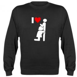 Cвитшот I love oral - PrintSalon