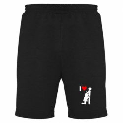Мужские шорты I love oral - PrintSalon
