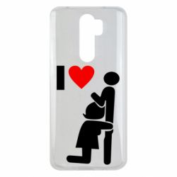 Чехол для Xiaomi Redmi Note 8 Pro I love oral - PrintSalon