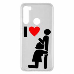 Чехол для Xiaomi Redmi Note 8 I love oral - PrintSalon