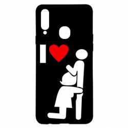 Чехол для Samsung A20s I love oral - PrintSalon