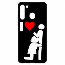 Чехол для Samsung A21 I love oral - PrintSalon